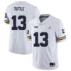 Michigan Wolverines Jack Tuttle Jersey #13 College Football Game White