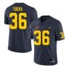 Michigan Wolverines Nico Tiberia Jersey #36 College Football Game Navy