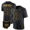 Ohio State Buckeyes Treveyon Henderson Jersey #32 College Football Stitched Alternate Black Gold