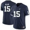 Penn State Drew Allar Jersey #15 College Football Game Navy Retro