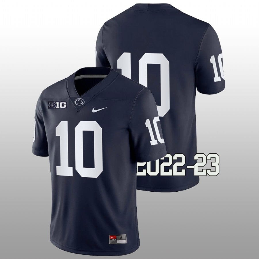 Penn State Nicholas Singleton Jersey #10 College Football Game Navy No Name