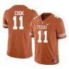 Texas Longhorns Anthony Cook Jersey #11 College Football Orange