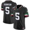 Bijan Robinson Jersey #5 Texas Longhorns Mexico Vapor College Football Black