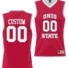 Custom Ohio State Buckeyes Jersey Name and Number College Basketball Lightweight Scarlet