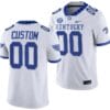 Custom Kentucky Wildcats Jersey Name and Number College Football Game 2023 White