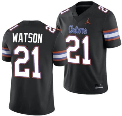 Desmond Watson Jersey #21 Florida Gators Alternate College Football 2023-24 Black