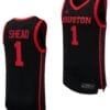 Jamal Shead Jersey #1 Houston Cougars Basketball Replica Uniform Black