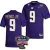 Michael Penix Jr Jersey #9 Washington Huskies Allstate Sugar Bowl Patch 2024 College Football Purple
