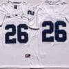 Penn State Caziah Holmes Jersey #26 College Football Game White No Name