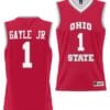 Roddy Gayle Jr Jersey #1 Ohio State Buckeyes College Basketball Lightweight Scarlet