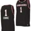 Zia Cooke Jersey #1 South Carolina Gamecocks College Basketball 2023-24 Replica Black