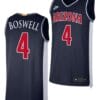 Arizona Wildcats Kylan Boswell Jersey #4 Limited Retro Basketball 2023-24 Navy