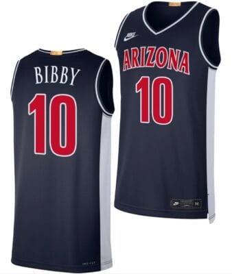 Arizona Wildcats Mike Bibby Jersey #10 Limited Retro Basketball 2023-24 Navy