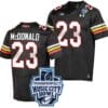 Colby McDonald Jersey #23 Maryland Terrapins 2023 Music City Bowl Patch Football Black