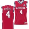 Kylan Boswell Jersey #4 Arizona Wildcats NIL College Basketball Lightweight Red