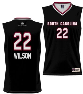 A'ja Wilson Jersey #22 South Carolina Gamecocks College Basketball Alumni Black