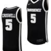 Ed Croswell Jersey #5 Providence Friars Replica College Basketball Black Uniform