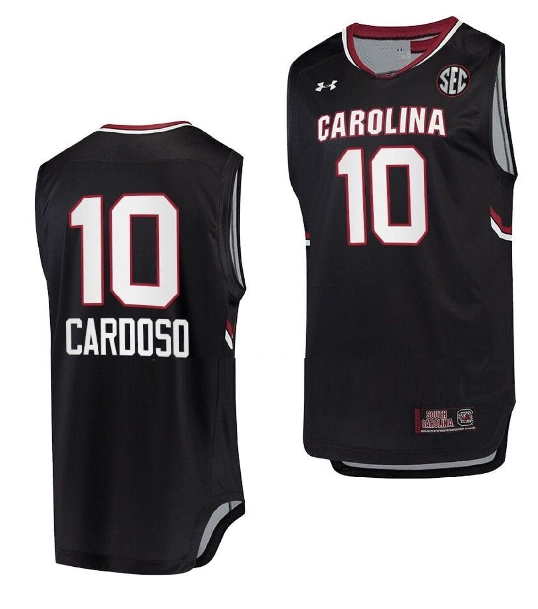 Kamilla Cardoso Jersey #10 South Carolina Gamecocks College Basketball Black