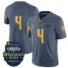 Jeremiyah Love Jersey #4 No Name Notre Dame Fighting Irish 2024 Shamrock Series Uniform College Football