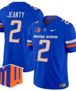 Ashton Jeanty Jersey #2 Boise State Broncos Vapor Limited College Football Stitched Royal