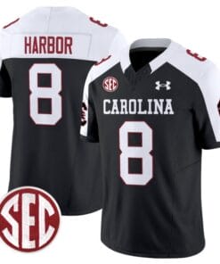Nyck Harbor Jersey #8 South Carolina Gamecocks Football 1980 Throwback Vapor Limited Black Alternate
