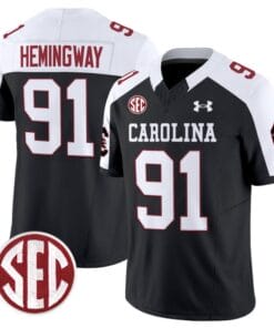 Tonka Hemingway Jersey #91 South Carolina Gamecocks Football 1980 Throwback Vapor Limited Black Alternate