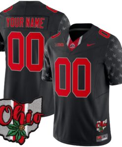 Ohio State Buckeyes 2023 Gray Alternate Custom Jersey V2 - Stitched