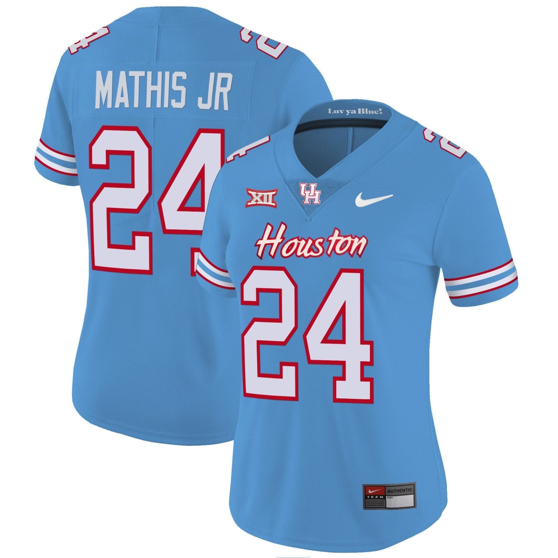 Houston Cougars 2023 Oilers Inspired Vapor Jersey V5 - All Stitched - Image 10