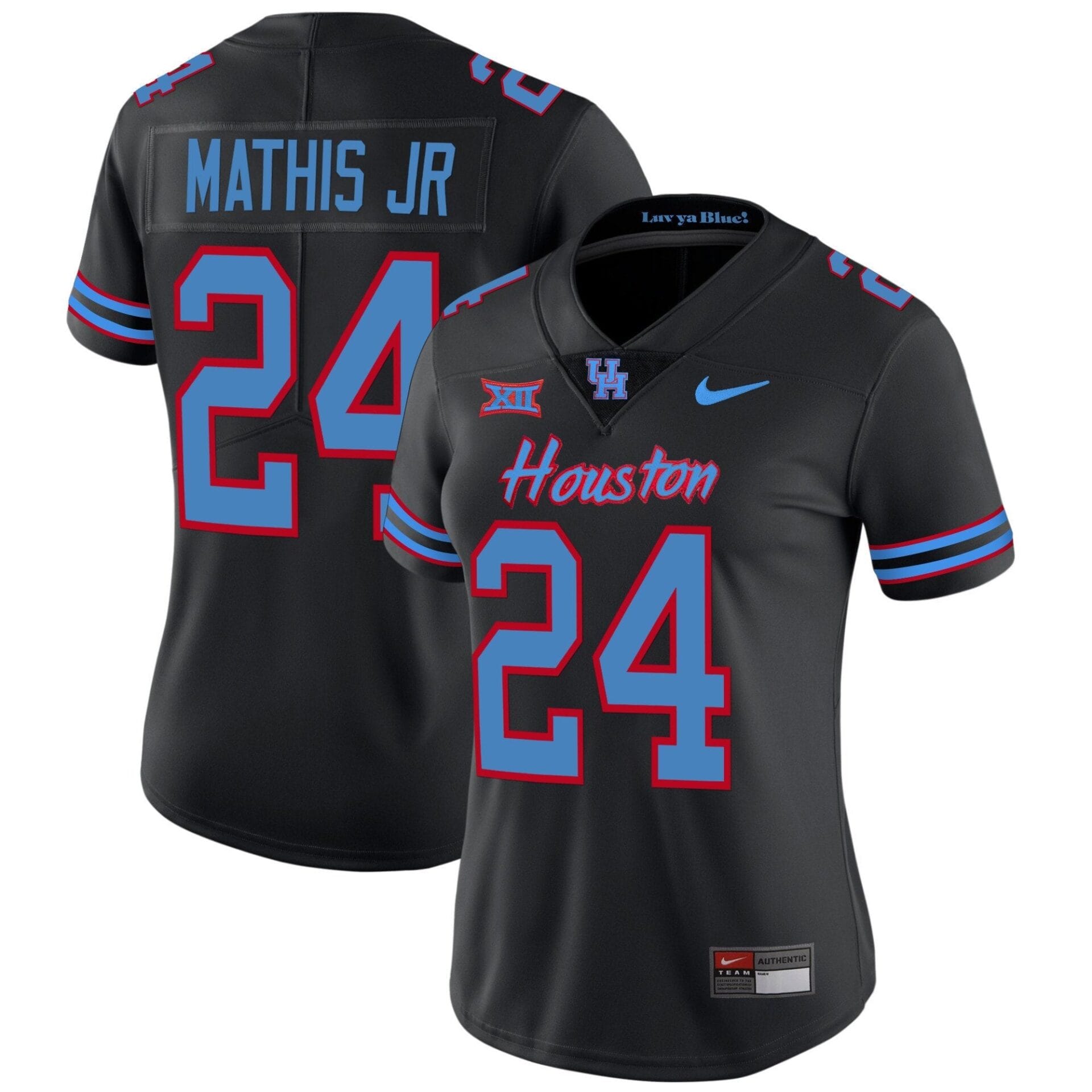 Houston Cougars 2023 Oilers Inspired Vapor Jersey V5 - All Stitched - Image 31