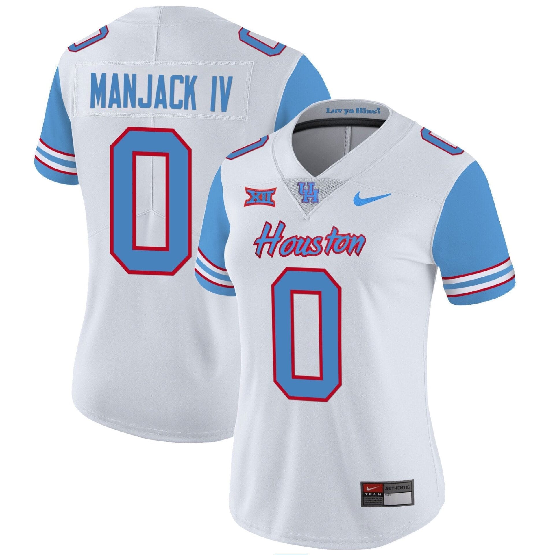 Houston Cougars 2023 Oilers Inspired Vapor Jersey V5 - All Stitched - Image 41