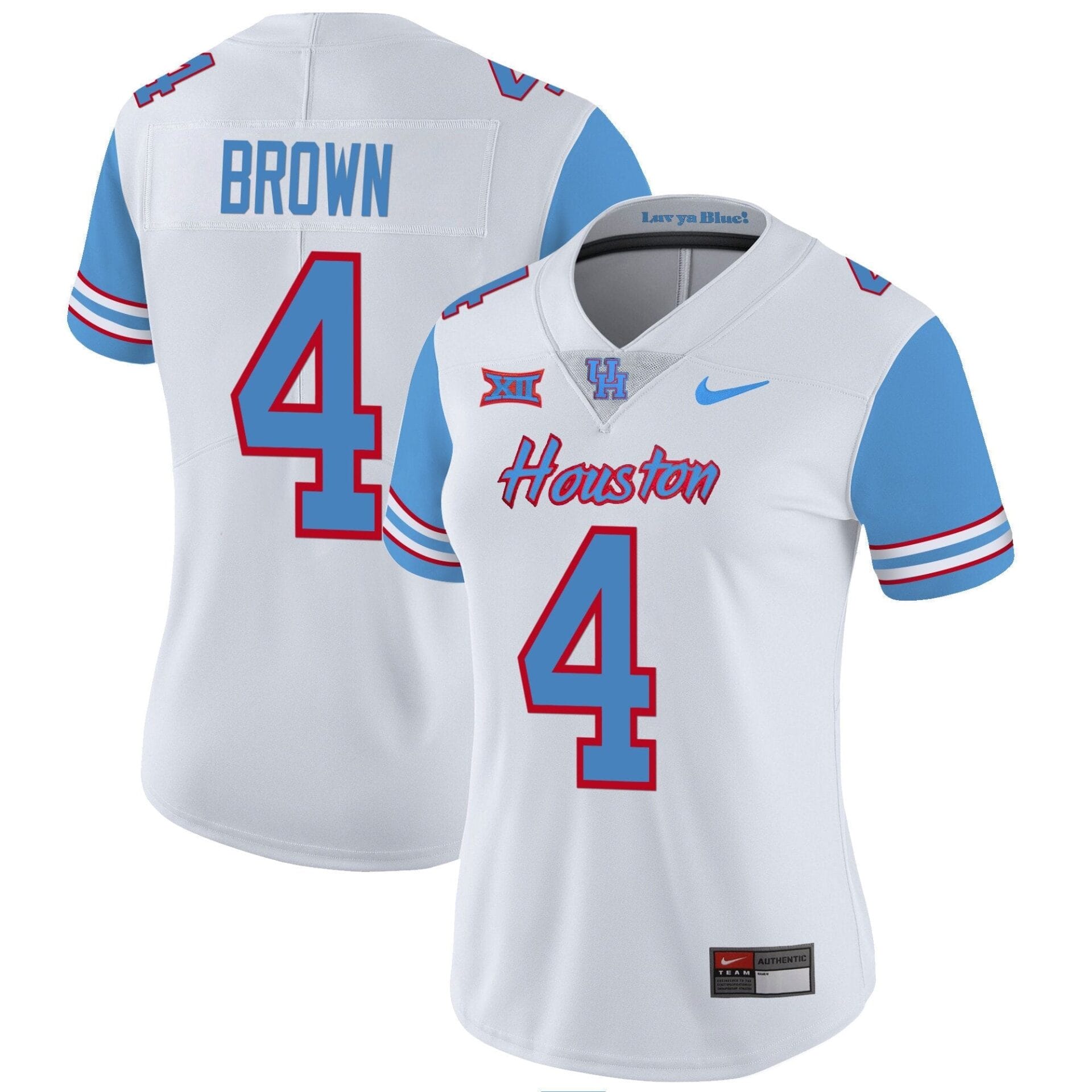 Houston Cougars 2023 Oilers Inspired Vapor Jersey V5 - All Stitched - Image 39