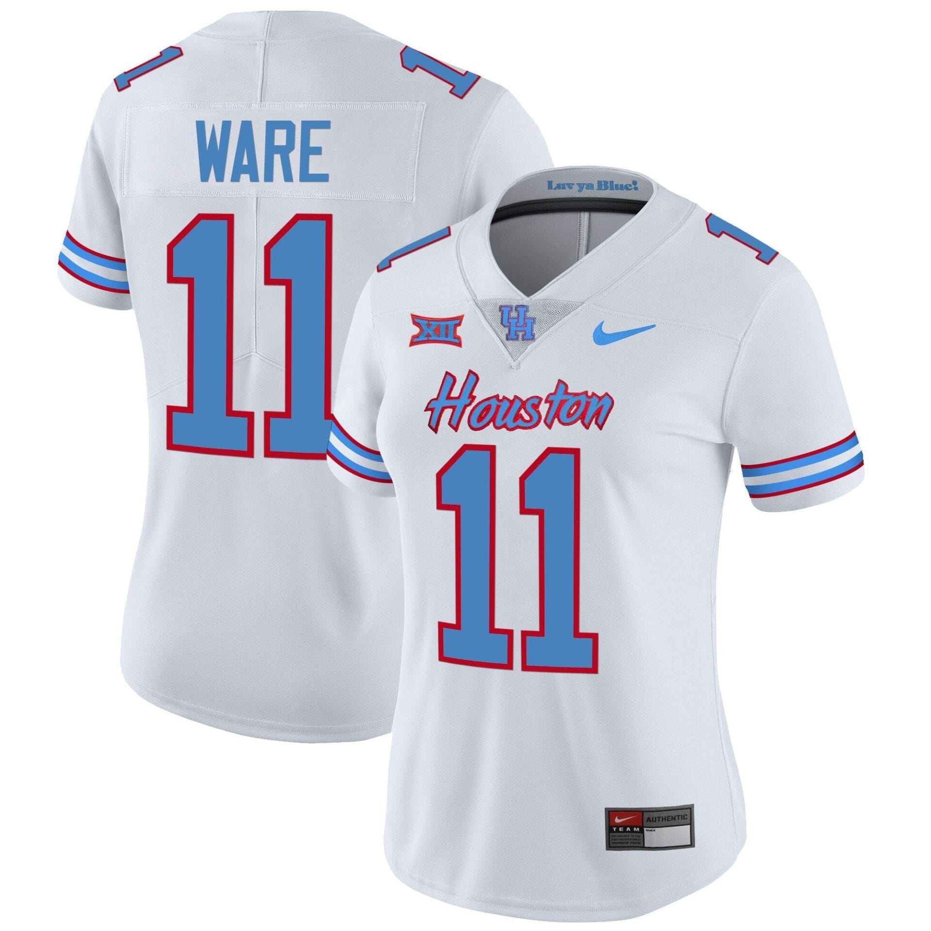 Houston Cougars 2023 Oilers Inspired Vapor Jersey V5 - All Stitched - Image 23