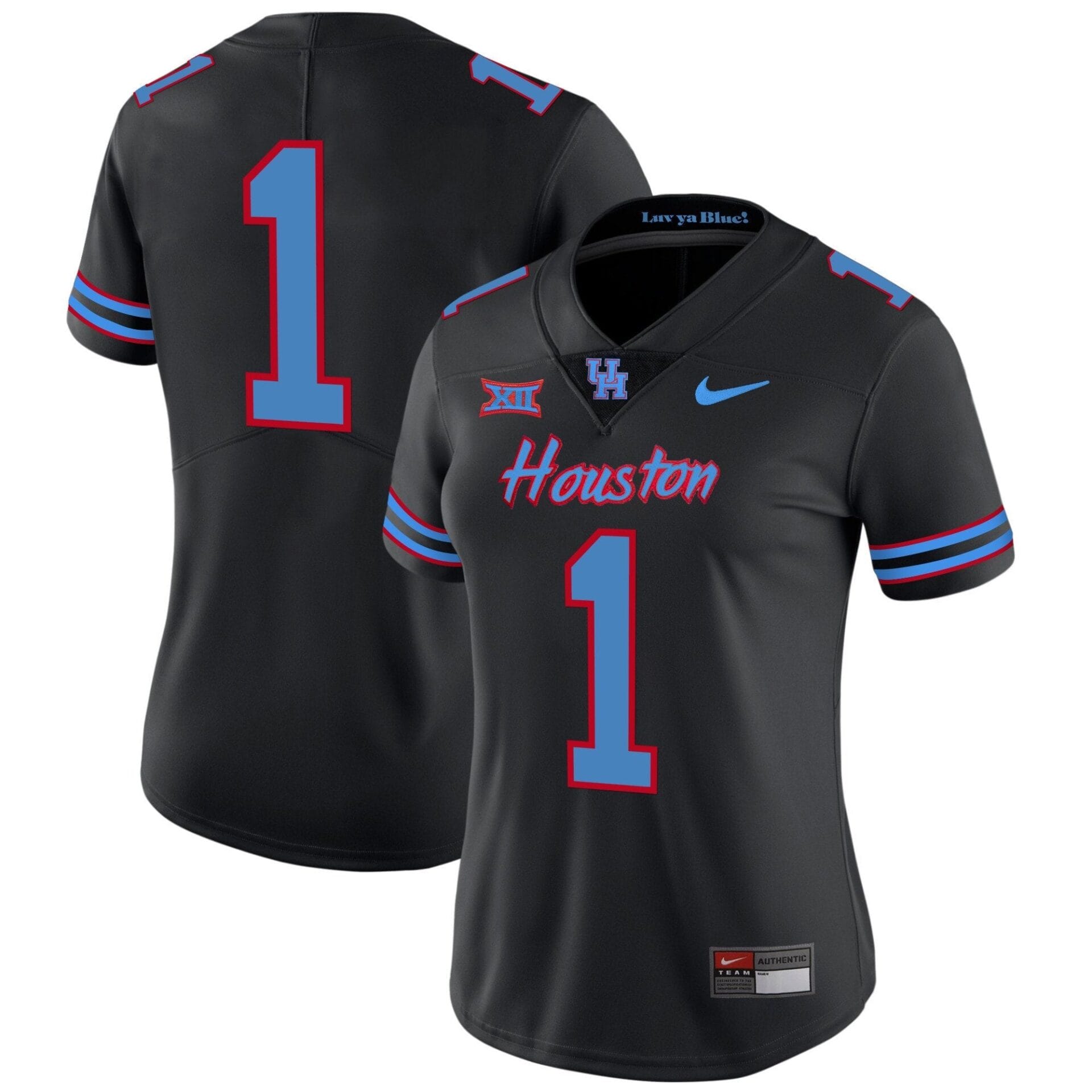 Houston Cougars 2023 Oilers Inspired Vapor Jersey V5 - All Stitched - Image 35
