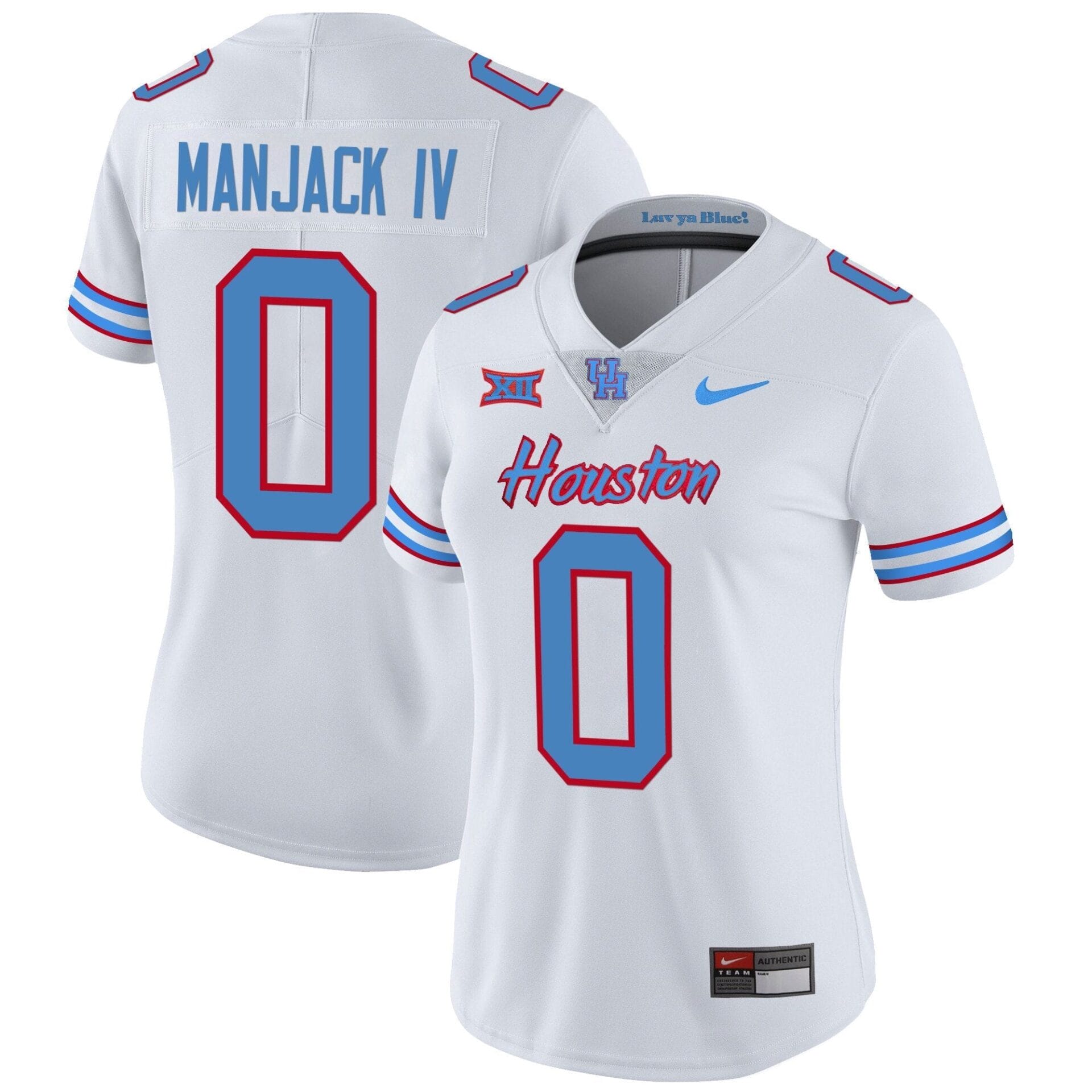 Houston Cougars 2023 Oilers Inspired Vapor Jersey V5 - All Stitched - Image 27