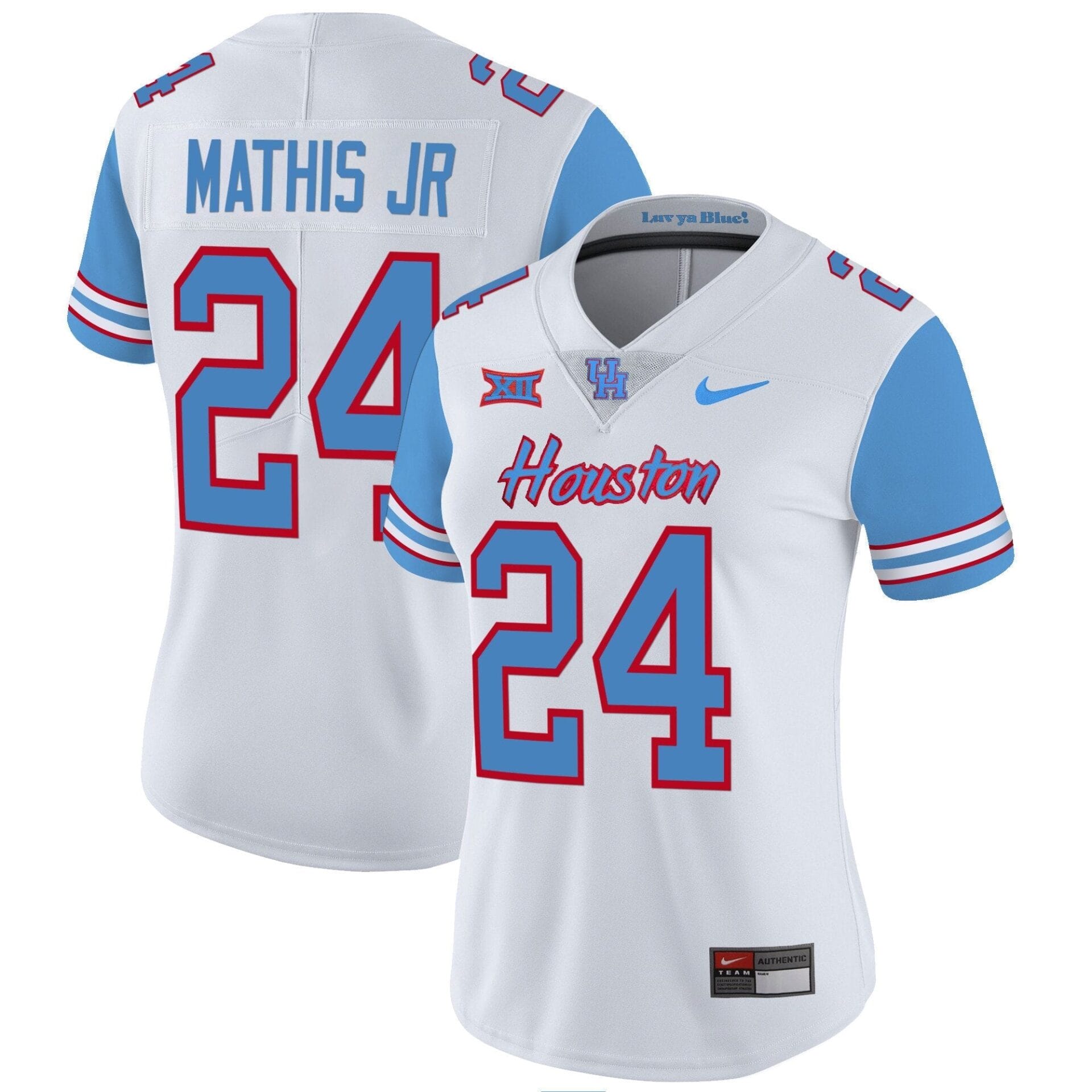Houston Cougars 2023 Oilers Inspired Vapor Jersey V5 - All Stitched - Image 38