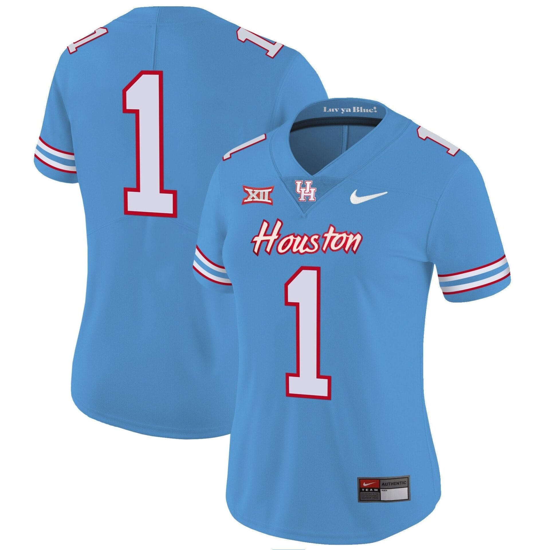 Houston Cougars 2023 Oilers Inspired Vapor Jersey V5 - All Stitched - Image 14