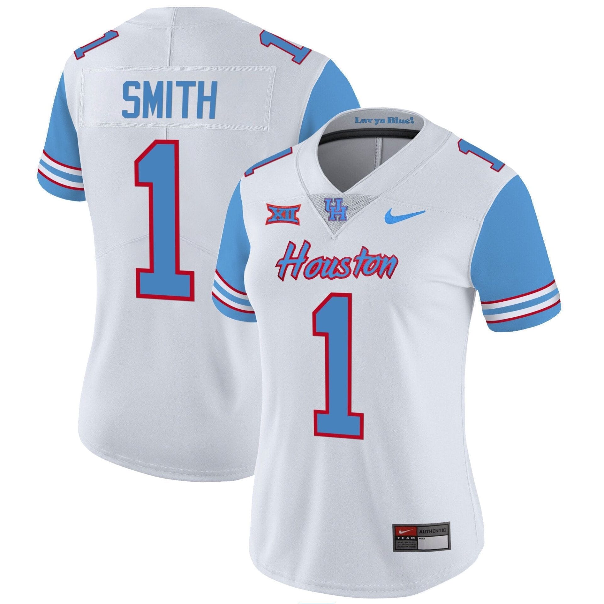 Houston Cougars 2023 Oilers Inspired Vapor Jersey V5 - All Stitched - Image 36