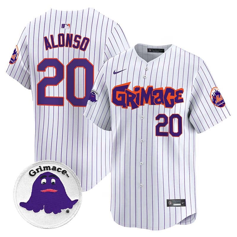 Mets Grimace Vapor Premier Limited Jersey V2 - All Stitched - Image 12