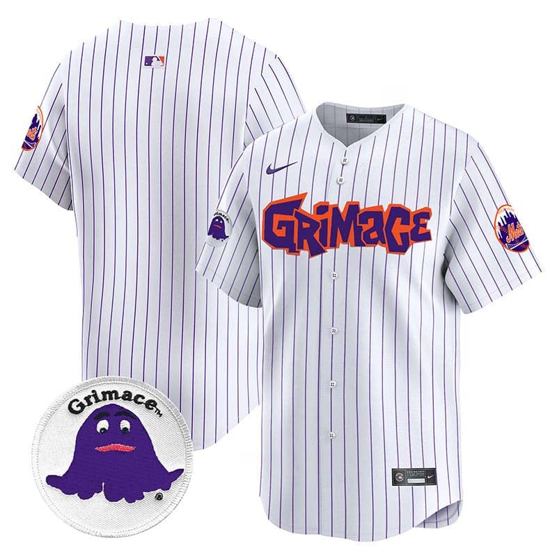 Mets Grimace Vapor Premier Limited Jersey V2 - All Stitched - Image 14