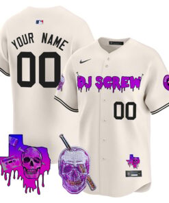 Astros DJ Screw Vapor Premier Limited Custom Jersey - All Stitched