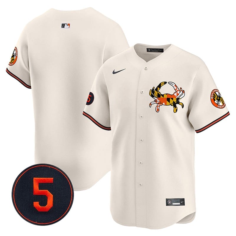Baltimore Orioles Robinson Patch Vapor Premier Limited Jersey V3 - All Stitched - Image 8