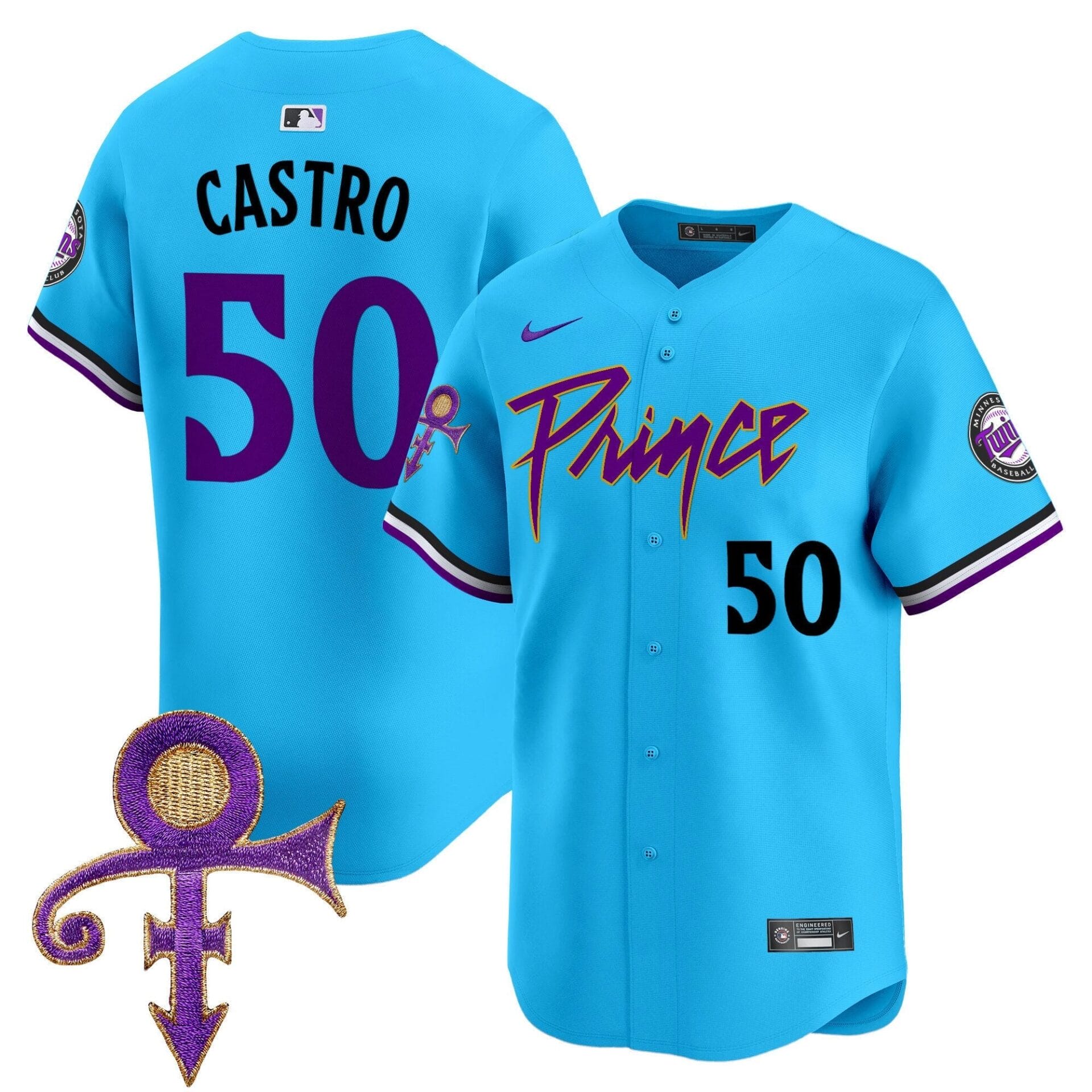Minnesota Twins Prince Patch Vapor Premier Limited Jersey - All Stitched - Image 37