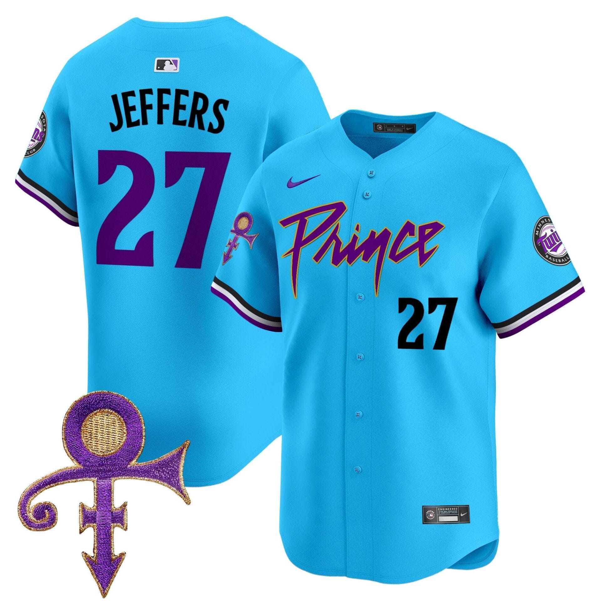Minnesota Twins Prince Patch Vapor Premier Limited Jersey - All Stitched - Image 36