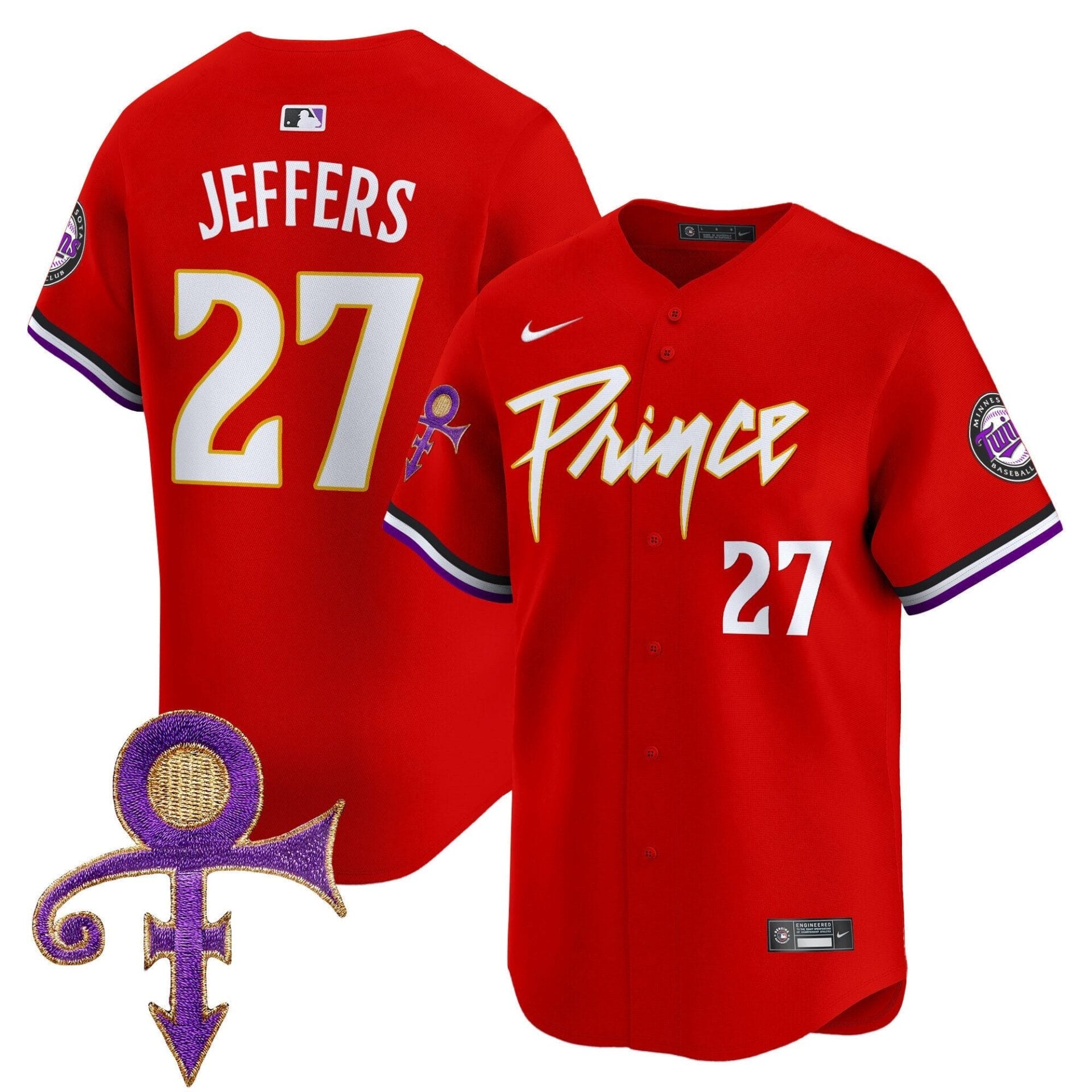 Minnesota Twins Prince Patch Vapor Premier Limited Jersey - All Stitched - Image 20