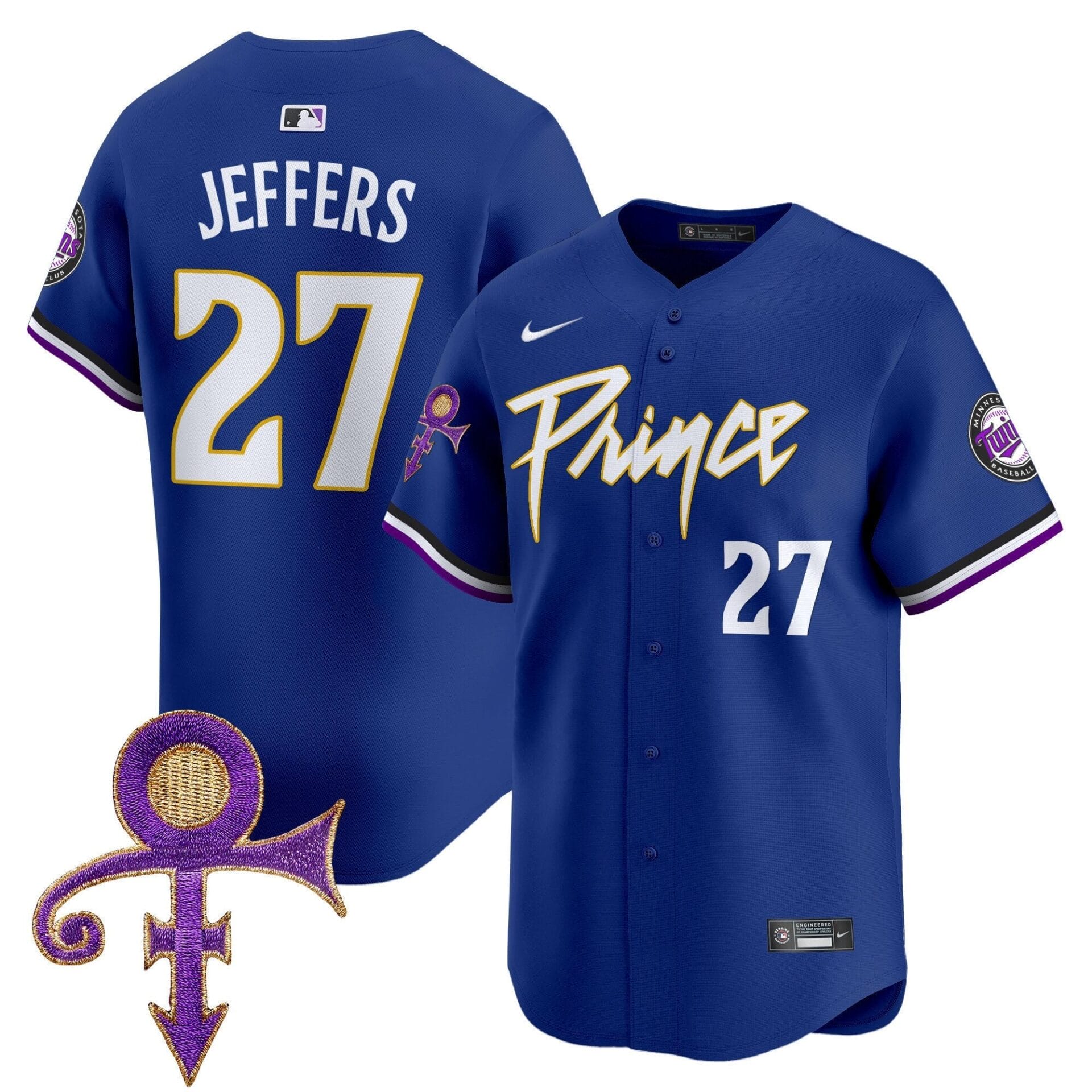 Minnesota Twins Prince Patch Vapor Premier Limited Jersey - All Stitched - Image 44