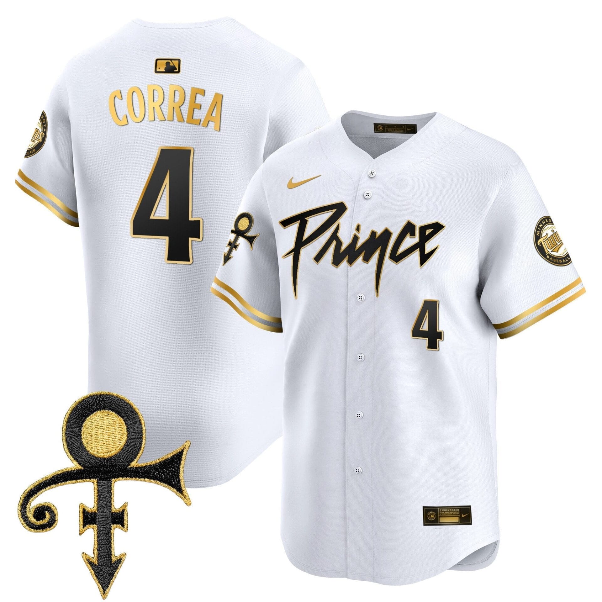 Minnesota Twins Prince Patch Vapor Premier Limited Jersey V4 - All Stitched - Image 11