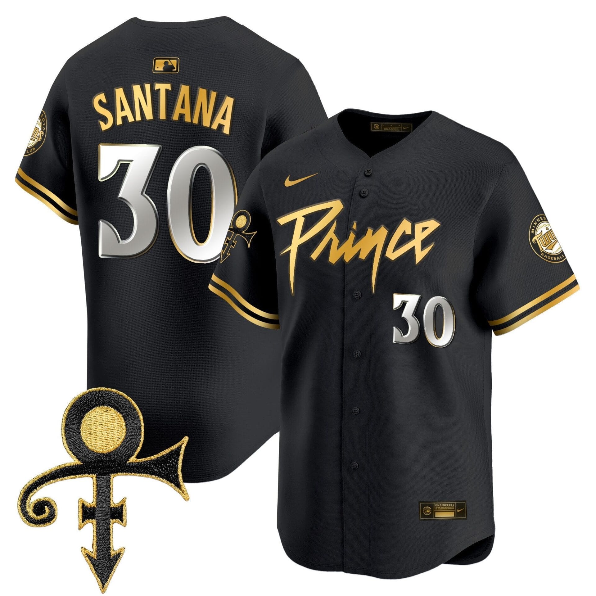 Minnesota Twins Prince Patch Vapor Premier Limited Jersey V4 - All Stitched - Image 6