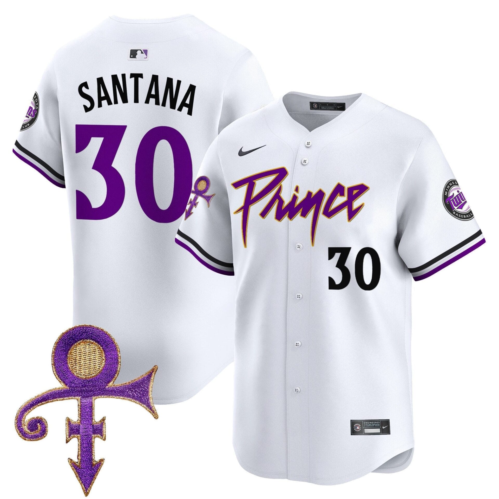Minnesota Twins Prince Patch Vapor Premier Limited Jersey V4 - All Stitched - Image 38