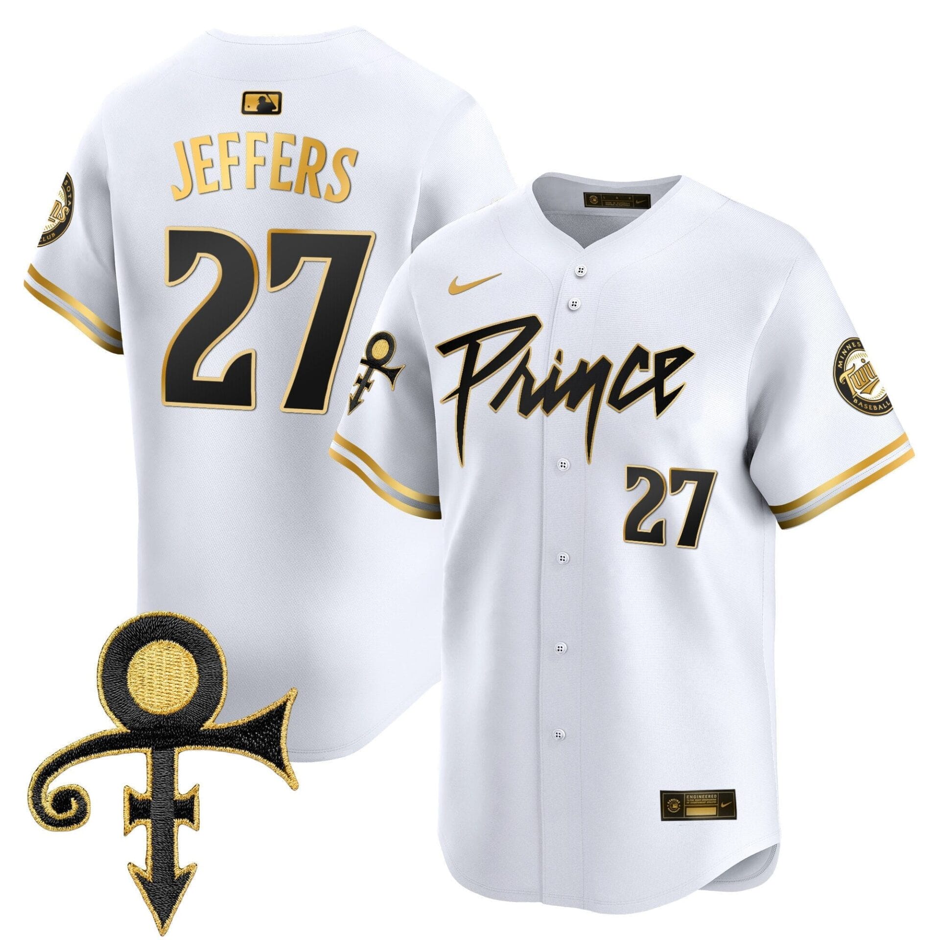 Minnesota Twins Prince Patch Vapor Premier Limited Jersey V4 - All Stitched - Image 12