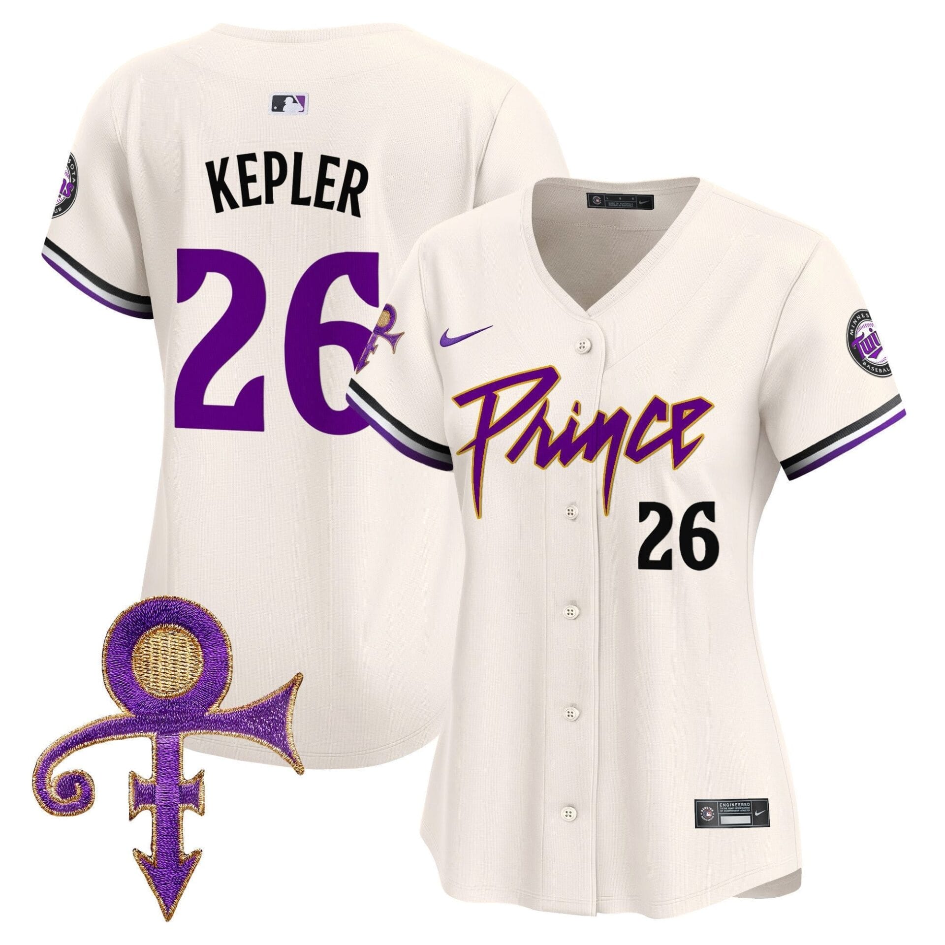 WoMinnesota Twins Prince Patch Vapor Premier Limited Jersey V4 - All Stitched - Image 23
